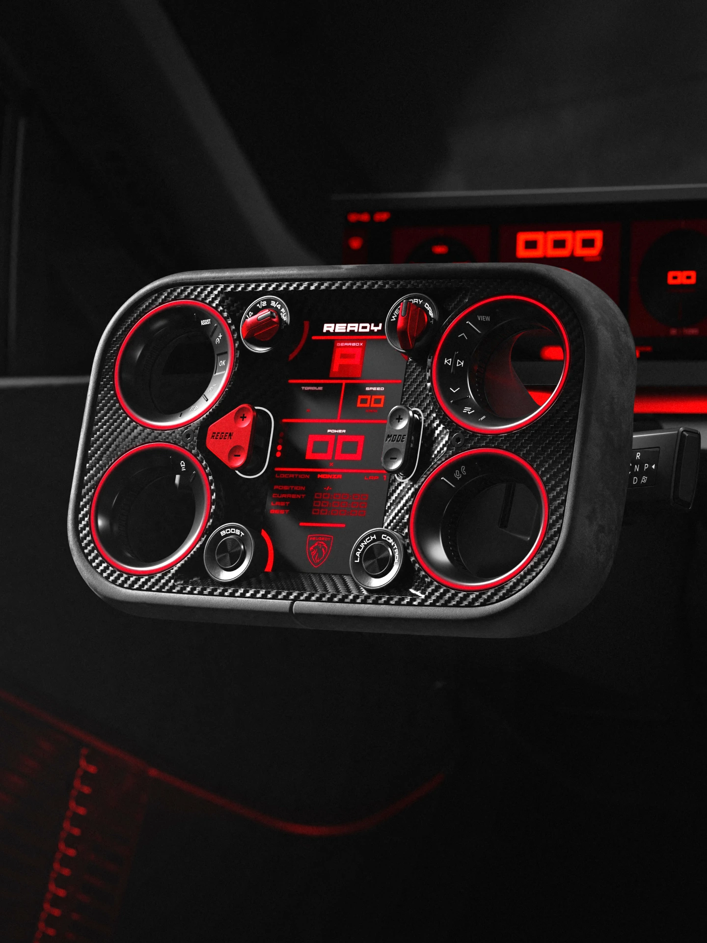 PEUGEOT E-T16 Concept et son Hypersquare® pensé pour la performance.