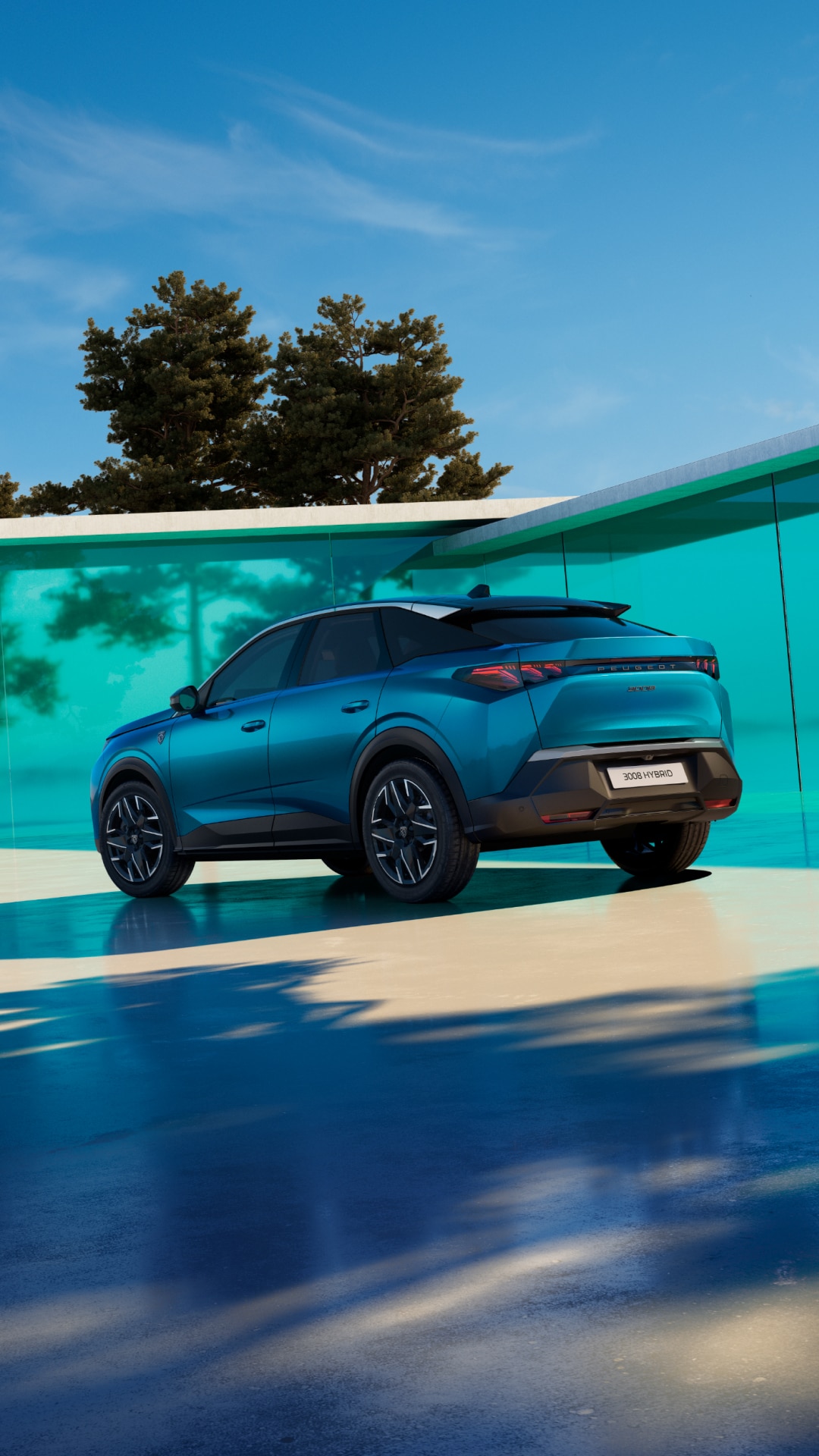 PEUGEOT 3008 hybride vue arrière