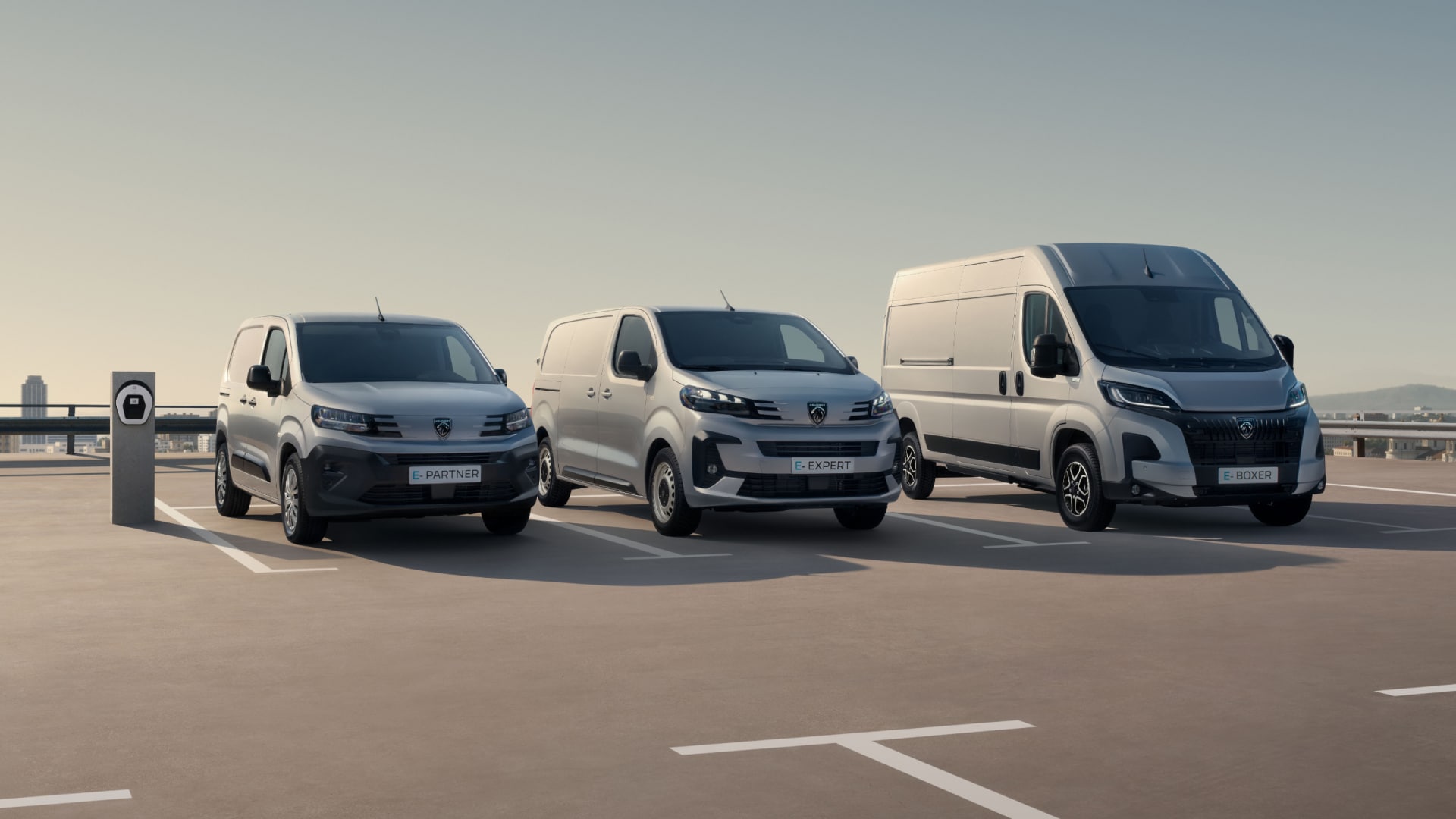 PEUGEOT electric van range