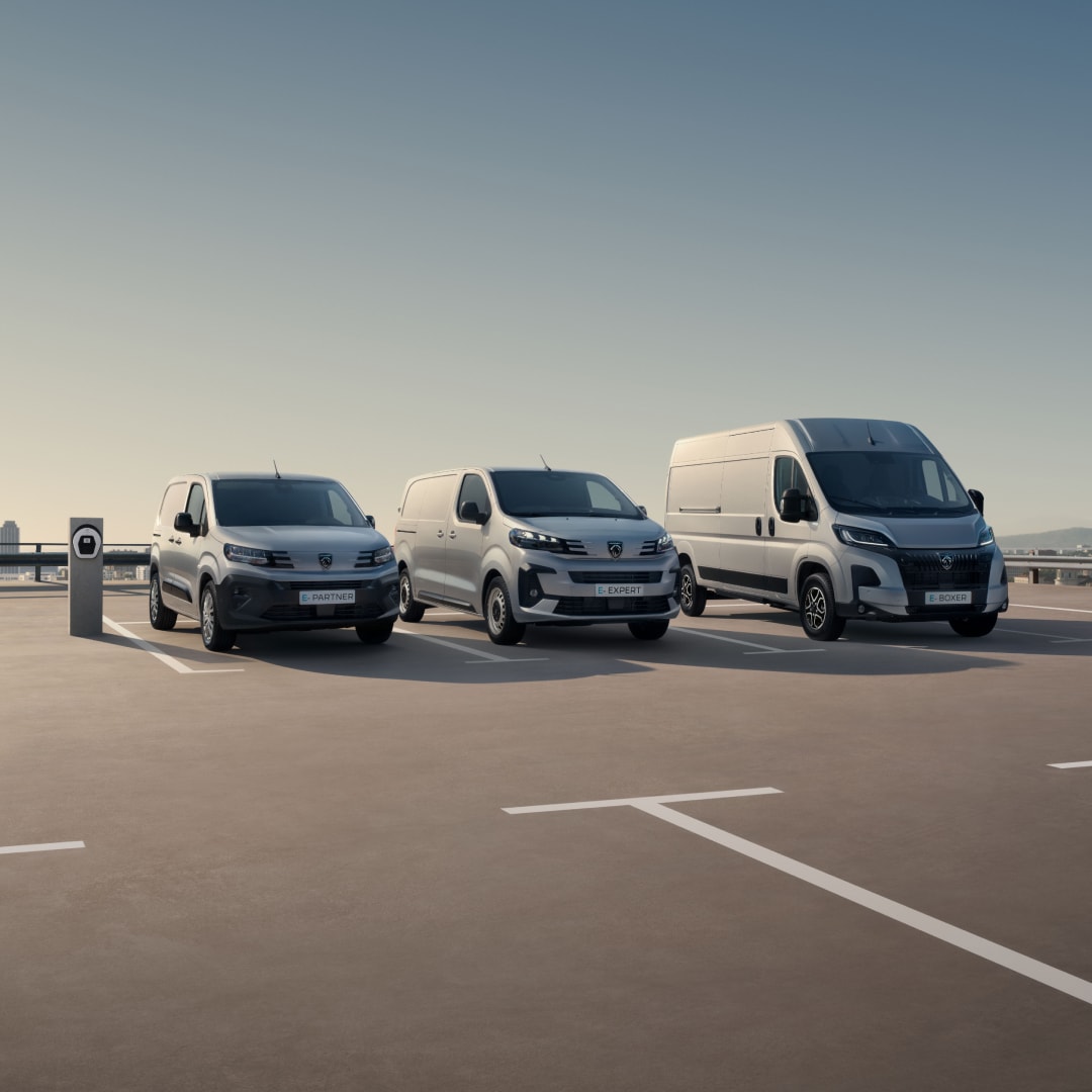 PEUGEOT van electric range