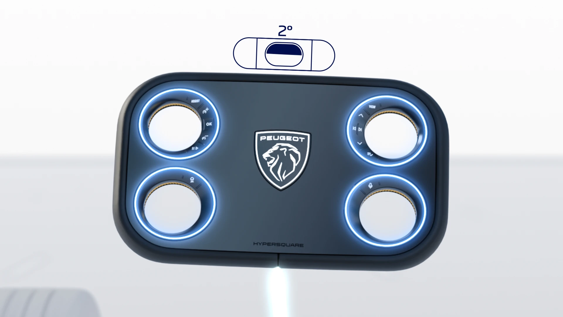 Peugeot Hypersquare®, une expérience de conduite précise
